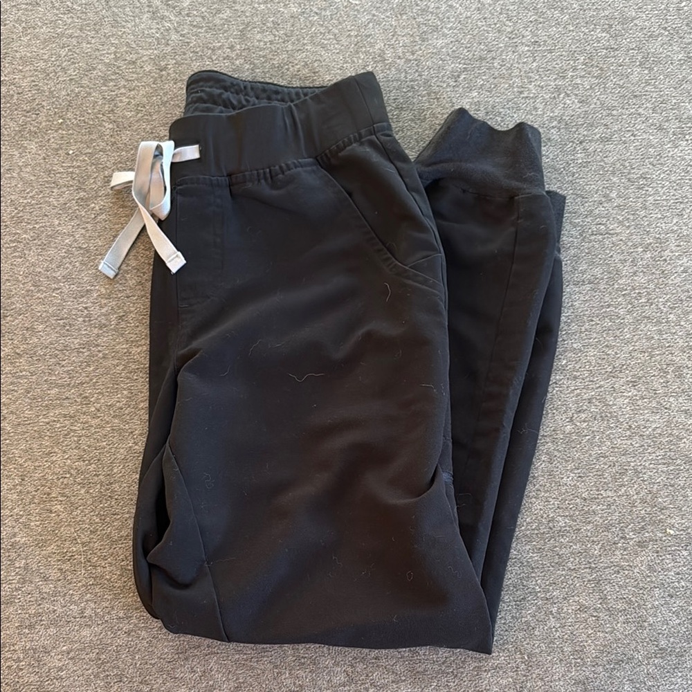 Figs Black Jogger Pants
